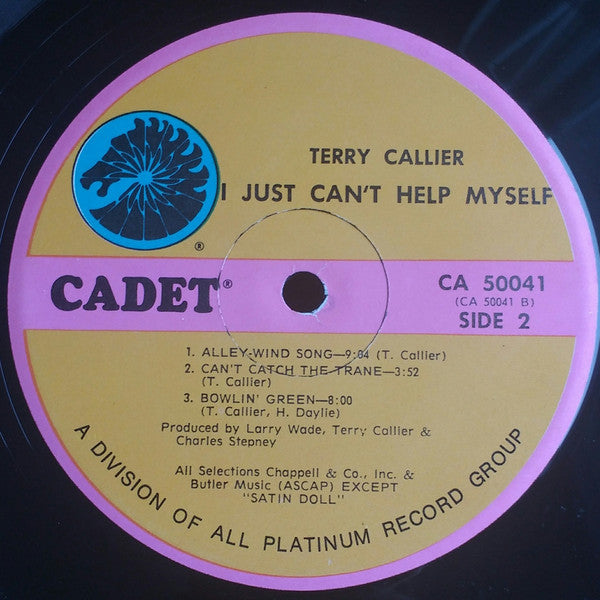 Terry Callier : I Just Can't Help Myself (LP, Album, RP)