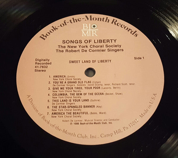 Various : Songs of Liberty (3xLP, Comp, Box)