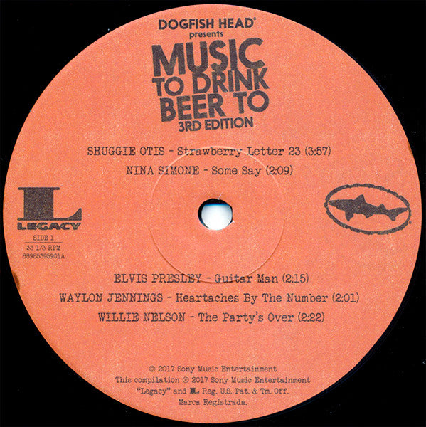 Various : Dogfish Head Presents Music To Drink Beer To 3rd Edition (LP, Comp, Ltd)