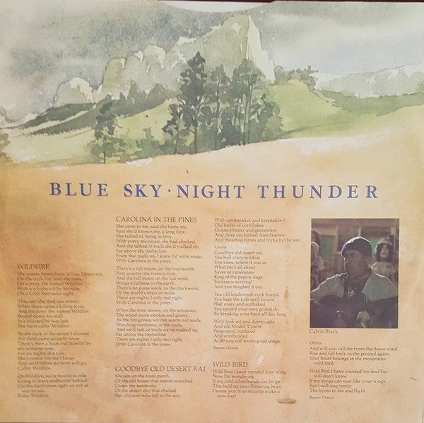 Michael Murphey* : Blue Sky · Night Thunder (LP, Album, Ter)