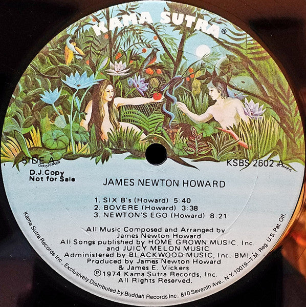James Newton Howard : James Newton Howard (LP, Album, Promo)
