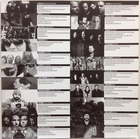 Various : Everybody Wants Somewhere: A Tribute To Fugazi (LP, Album, Comp, Ltd, Bro)