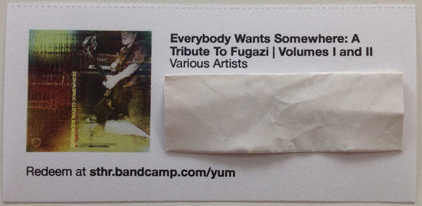 Various : Everybody Wants Somewhere: A Tribute To Fugazi (LP, Album, Comp, Ltd, Bro)