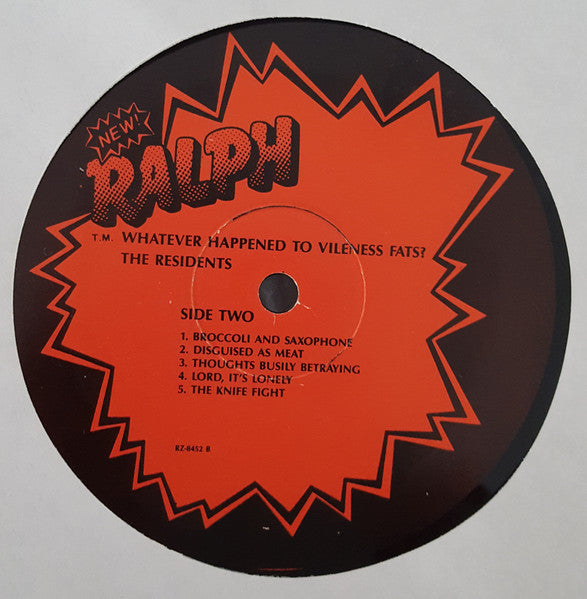 The Residents : Whatever Happened To Vileness Fats? (LP, Album, RE, RP)