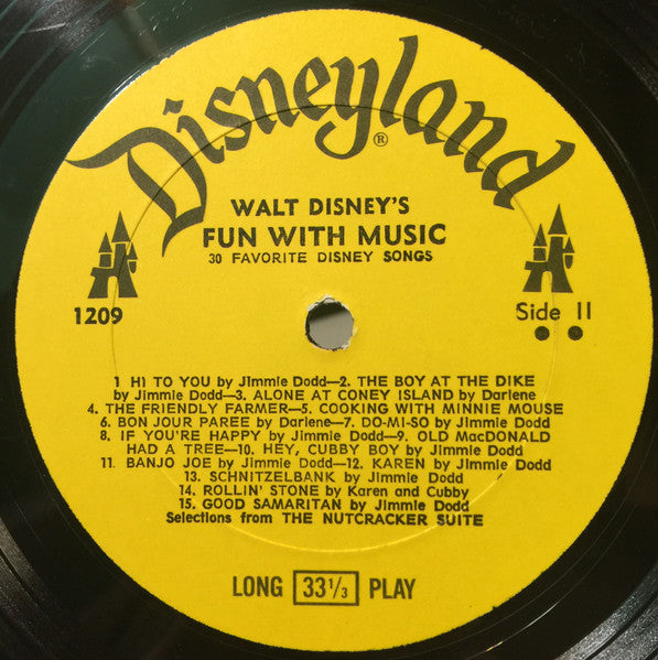 Various : Walt Disney's Fun With Music (LP, Album, Mono)