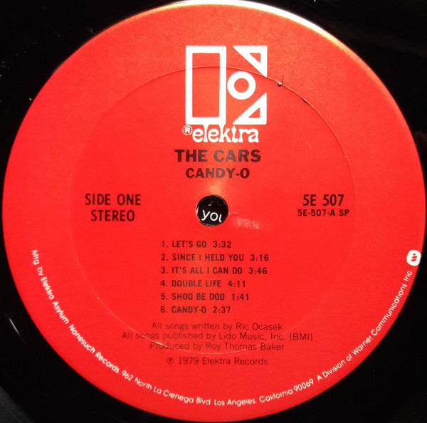 The Cars : Candy-O (LP, Album, Club, San)