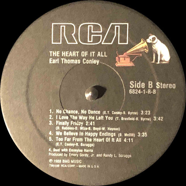 Earl Thomas Conley : The Heart Of It All (LP, Album)