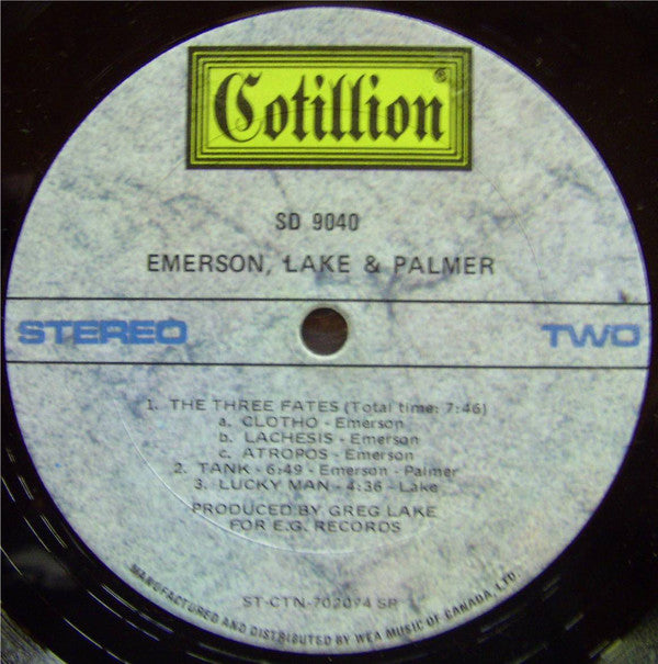 Emerson Lake & Palmer* : Emerson Lake & Palmer (LP, Album, RE)