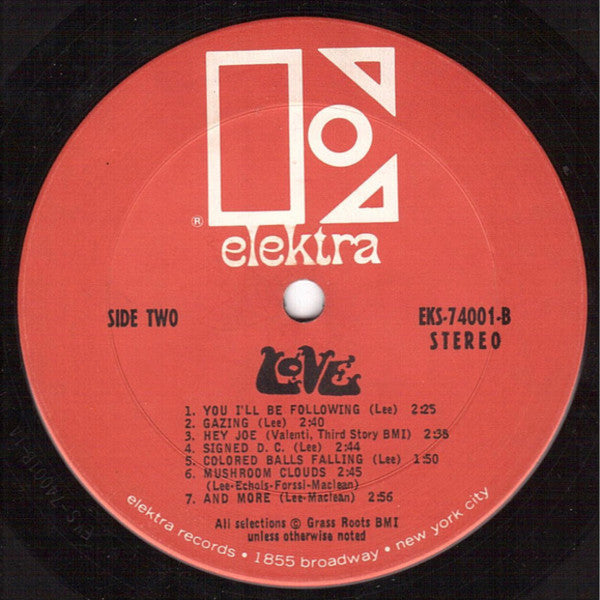 Love : Love (LP, Album, RE, Ter)