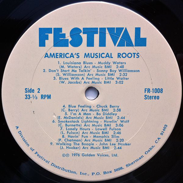 Various : America's Musical Roots (LP, Comp)