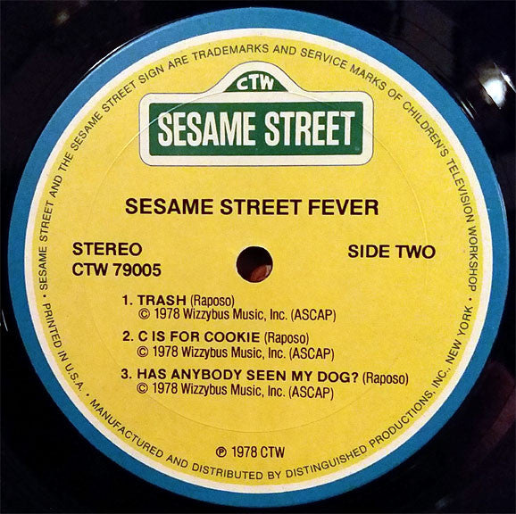 Sesame Street : Sesame Street Fever (LP, Album, Kee)