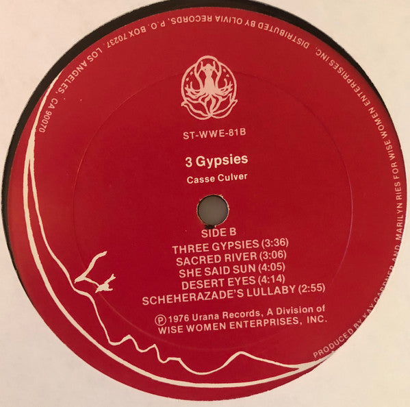 Casse Culver : 3 Gypsies (LP, Album)