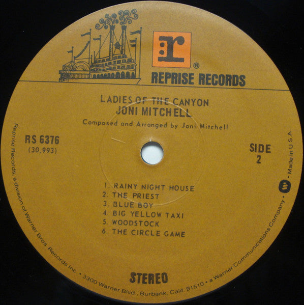 Joni Mitchell : Ladies Of The Canyon (LP, Album, RE, Spe)