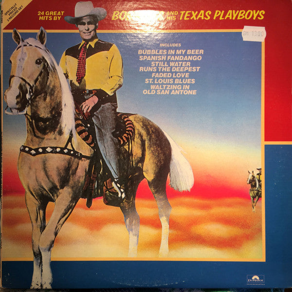 Bob Wills And His Texas Playboys* : 24 Great Hits By Bob Wills And His Texas Playboys (2xLP, Comp, aut)