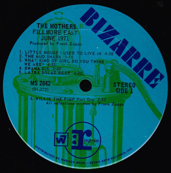 The Mothers : Fillmore East - June 1971 (LP, Album, RE)