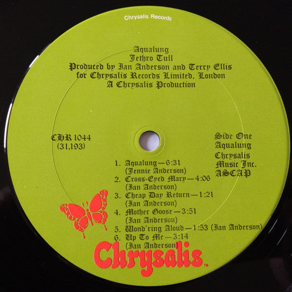 Jethro Tull : Aqualung (LP, Album, RE)