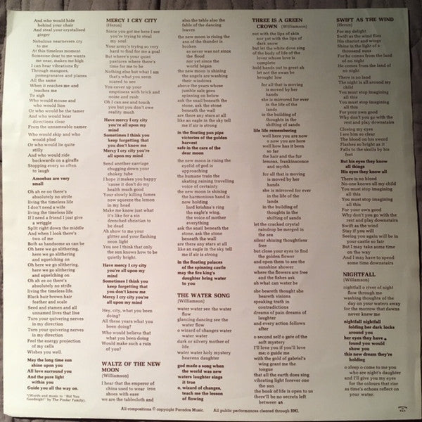 The Incredible String Band : The Hangman's Beautiful Daughter (LP, Album, All)