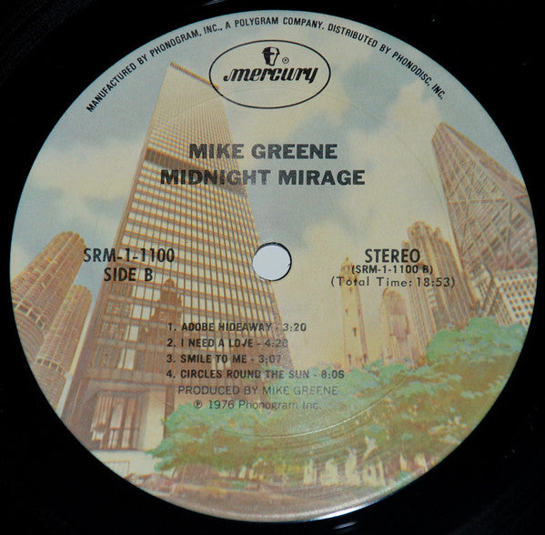 Mike Greene (3) : Midnight Mirage (LP, Album)