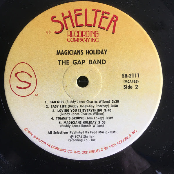 The Gap Band : Magicians Holiday (LP, Album, Pin)