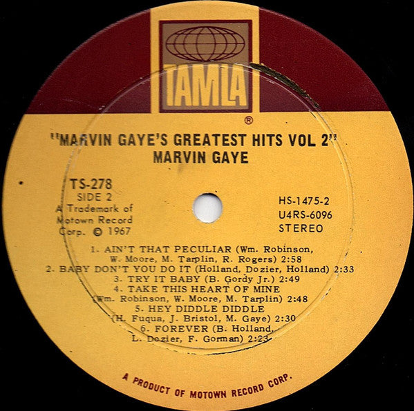 Marvin Gaye : Greatest Hits Vol. 2 (LP, Comp, Ind)