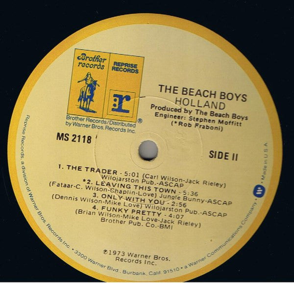 The Beach Boys : Holland (LP, Album, RP, Win)