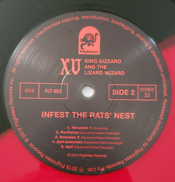 King Gizzard And The Lizard Wizard : Infest The Rats' Nest (LP, Album, Bla)