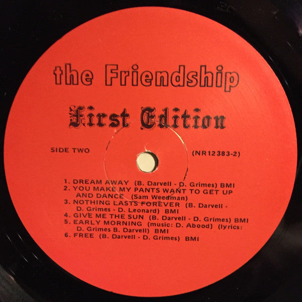 The Friendship (3) : First Edition (LP)