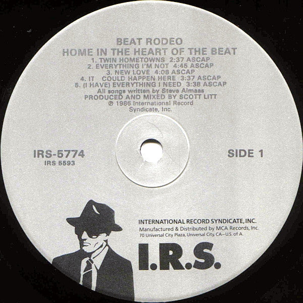 Beat Rodeo : Home In The Heart Of The Beat (LP, Album, Glo)
