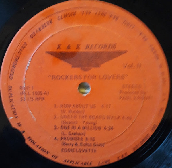 Eddie Lovette : Rockers For Lovers Vol. II (LP, Album)
