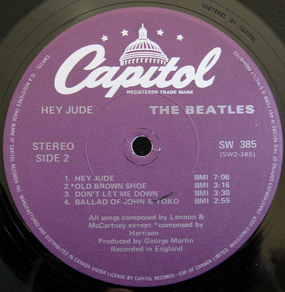 The Beatles : Hey Jude (LP, Comp, RE)