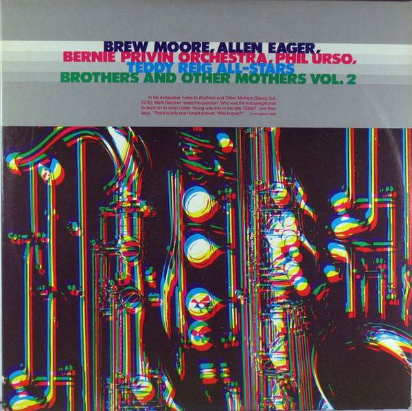 Brew Moore, Allen Eager, Bernie Privin Orchestra*, Phil Urso, Teddy Reig All-Stars : Brothers And Other Mothers Vol. 2 (2xLP, Comp, Mono)