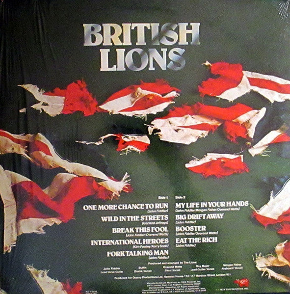 British Lions : British Lions (LP, Album, Pit)
