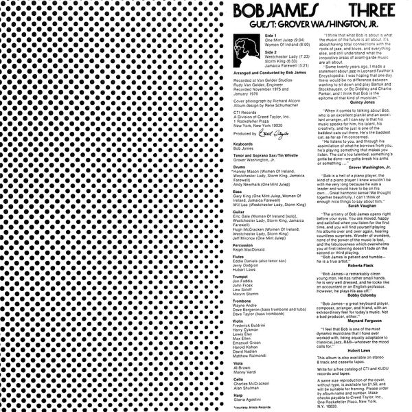 Bob James : Three (LP, Album, Ter)