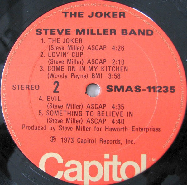 Steve Miller Band : The Joker (LP, Album)