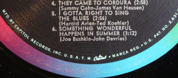 Frank Sinatra : Sinatra Sings...Of Love And Things (LP, Comp, Mono, Scr)