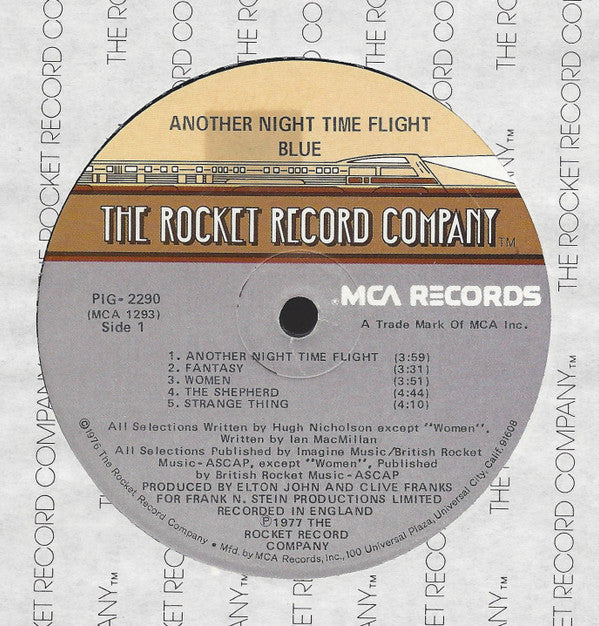 Blue (31) : Another Night Time Flight (LP, Album)