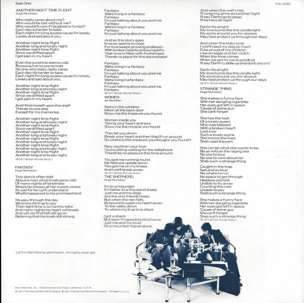Blue (31) : Another Night Time Flight (LP, Album)