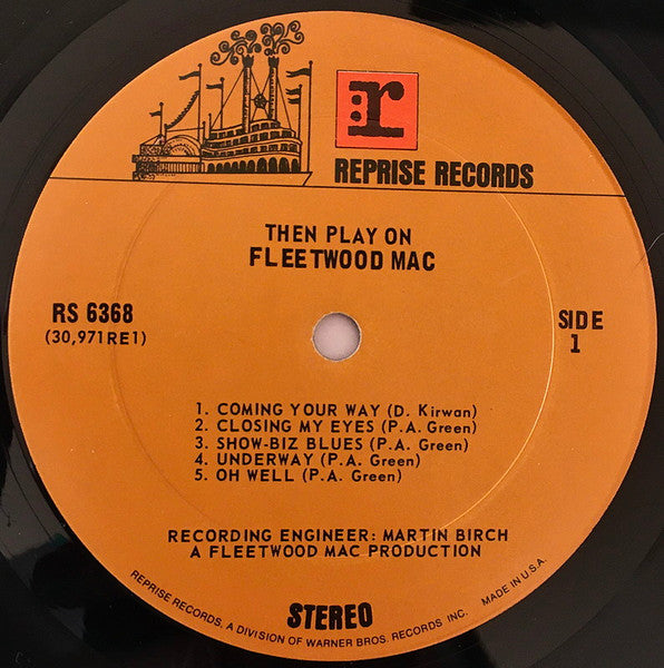 Fleetwood Mac : Then Play On (LP, Album, RP, Pit)