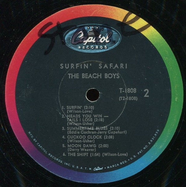The Beach Boys : Surfin' Safari (LP, Album, Mono)