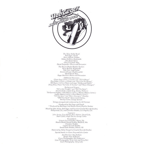 Bob Seger & The Silver Bullet Band* : Stranger In Town (LP, Album)