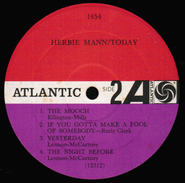 Herbie Mann : Today! (LP, Album, Mono)