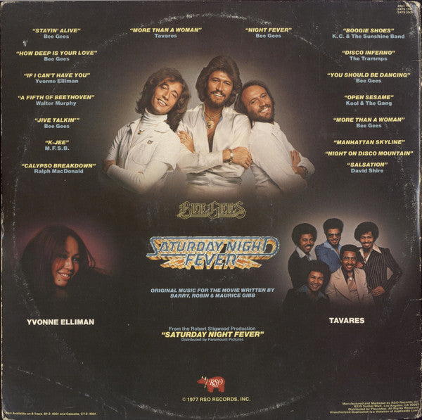 Various : Saturday Night Fever (The Original Movie Sound Track) (2xLP, Album, Comp, Spe)