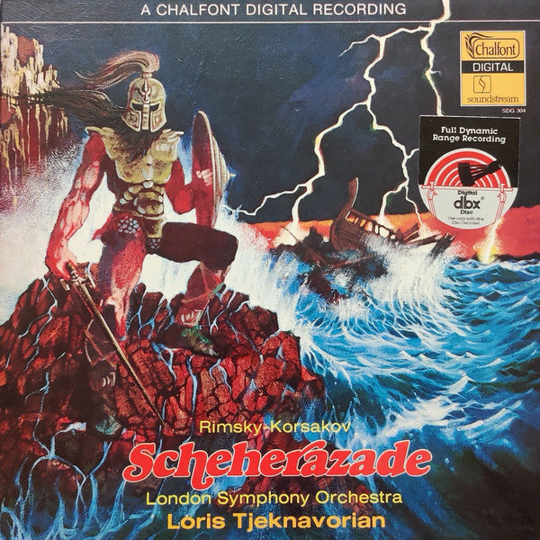 Rimsky-Korsakov* - London Symphony Orchestra, Loris Tjeknavorian : Scheherazade (LP, Album, DBX)