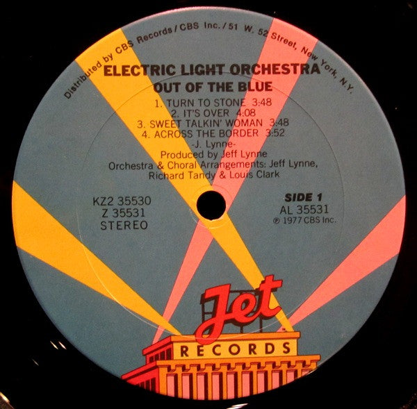 Electric Light Orchestra : Out Of The Blue (2xLP, Album, RE, Pit)