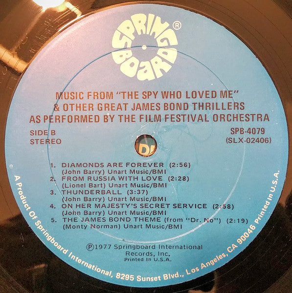 The Film Festival Orchestra : Music From The Spy Who Loved Me & Other Great James Bond Thrillers (LP)