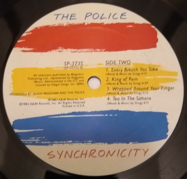 The Police : Synchronicity (LP, Album, Car)