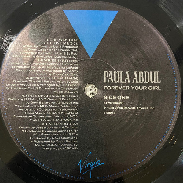 Paula Abdul : Forever Your Girl (LP, Album, Spe)