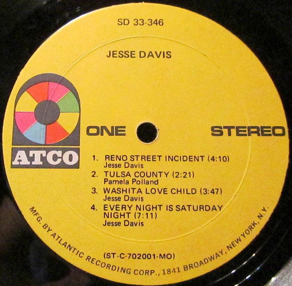Jesse Davis* : ¡Jesse Davis! (LP, Album, MO )