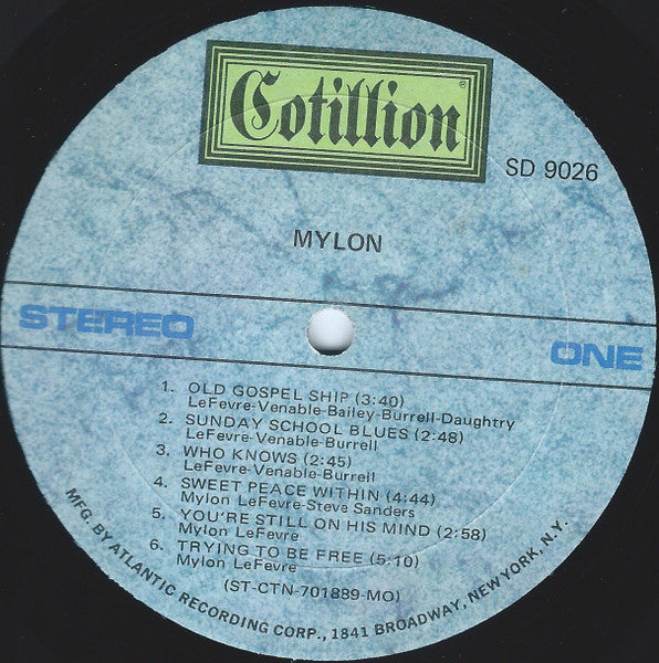 Mylon : Mylon (LP, Album, MO )