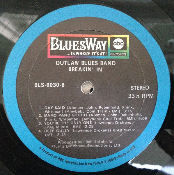 The Outlaw Blues Band : Breaking In (LP)